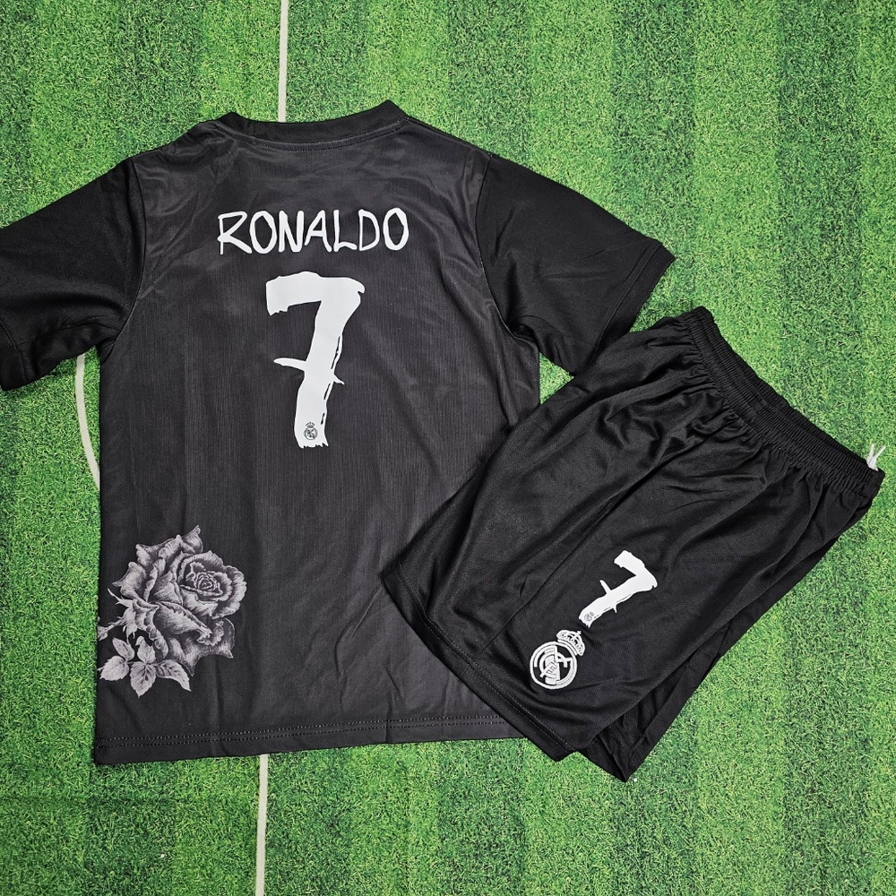 Real Madrid Soccer Jersey Playera de  Male Football for kids Shirt RONALDO#7